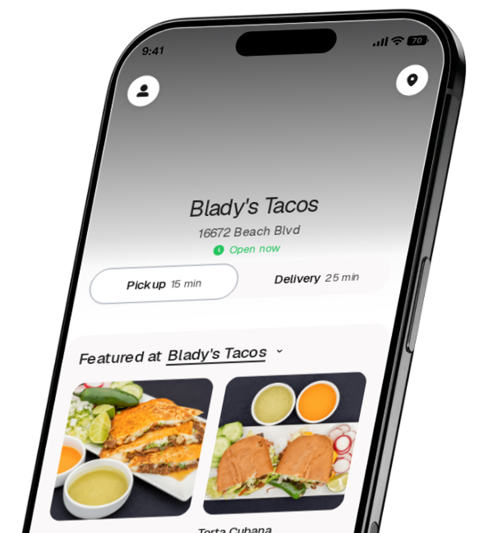 Blady's Tacos app preview